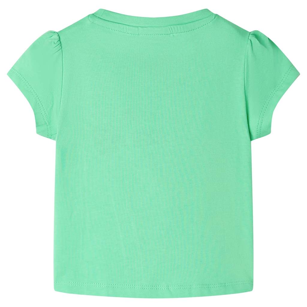 Kinder-T-Shirt Hellgrün 128
