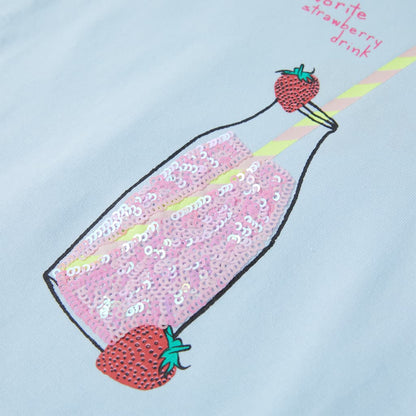 Kinder-T-Shirt Hellblau 140
