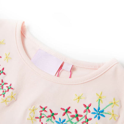 Kinder-T-Shirt Zartrosa 140