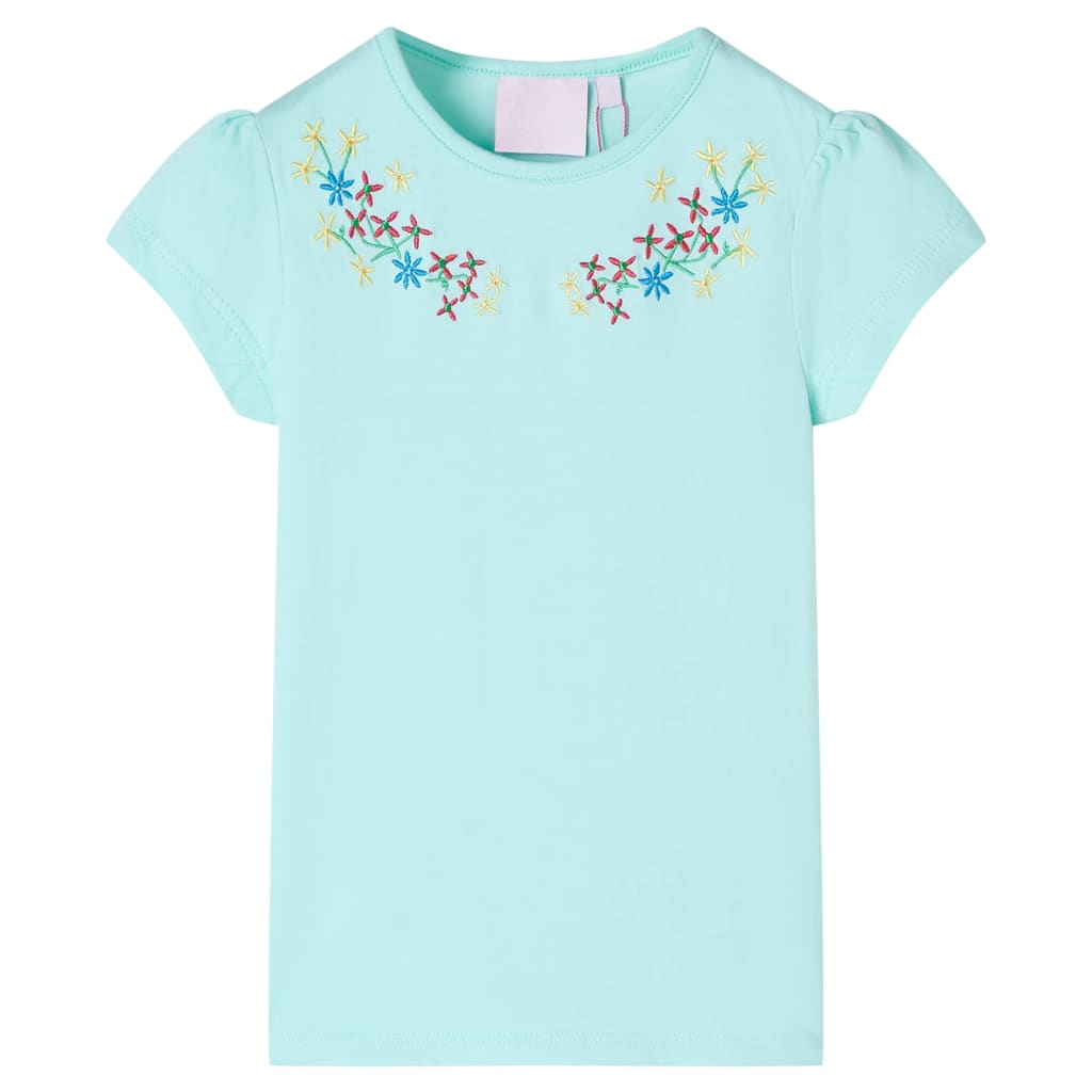 Kinder-T-Shirt Hellblau 140