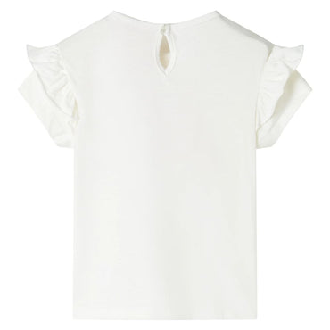 Kinder-T-Shirt Ecru 92