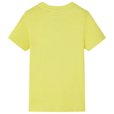 Kinder-Kurzarmshirt Gelb 140