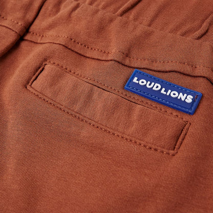 Kindershorts mit Kordelzug Braun 92