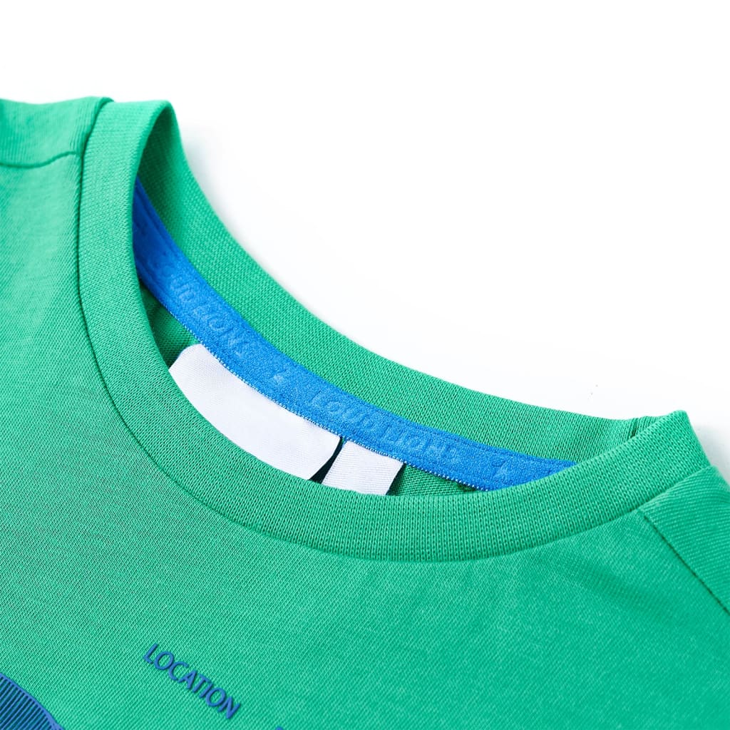 Kinder-T-Shirt Grün 104