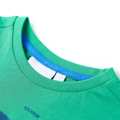 Kinder-T-Shirt Grün 104
