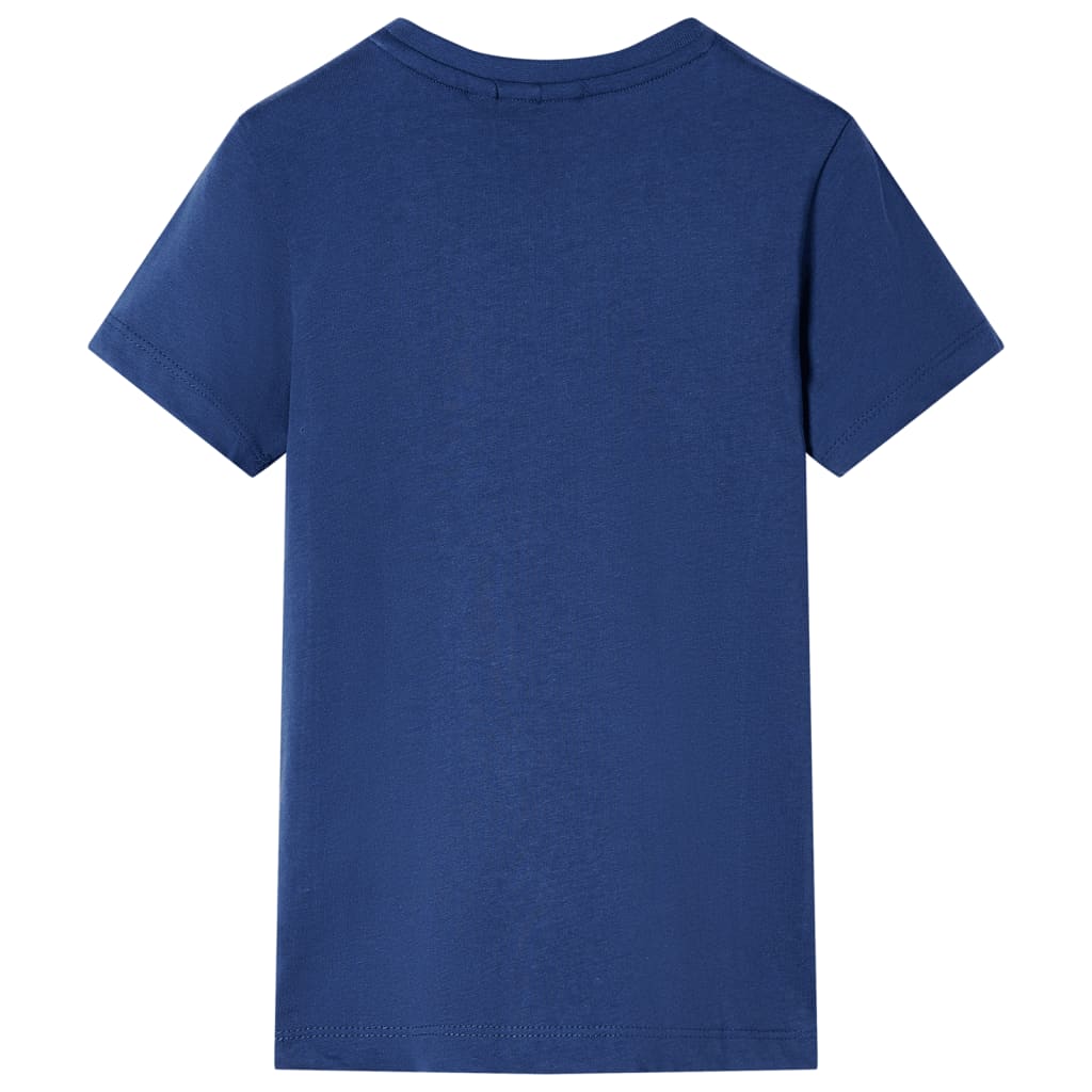 Kinder-T-Shirt Dunkelblau 104