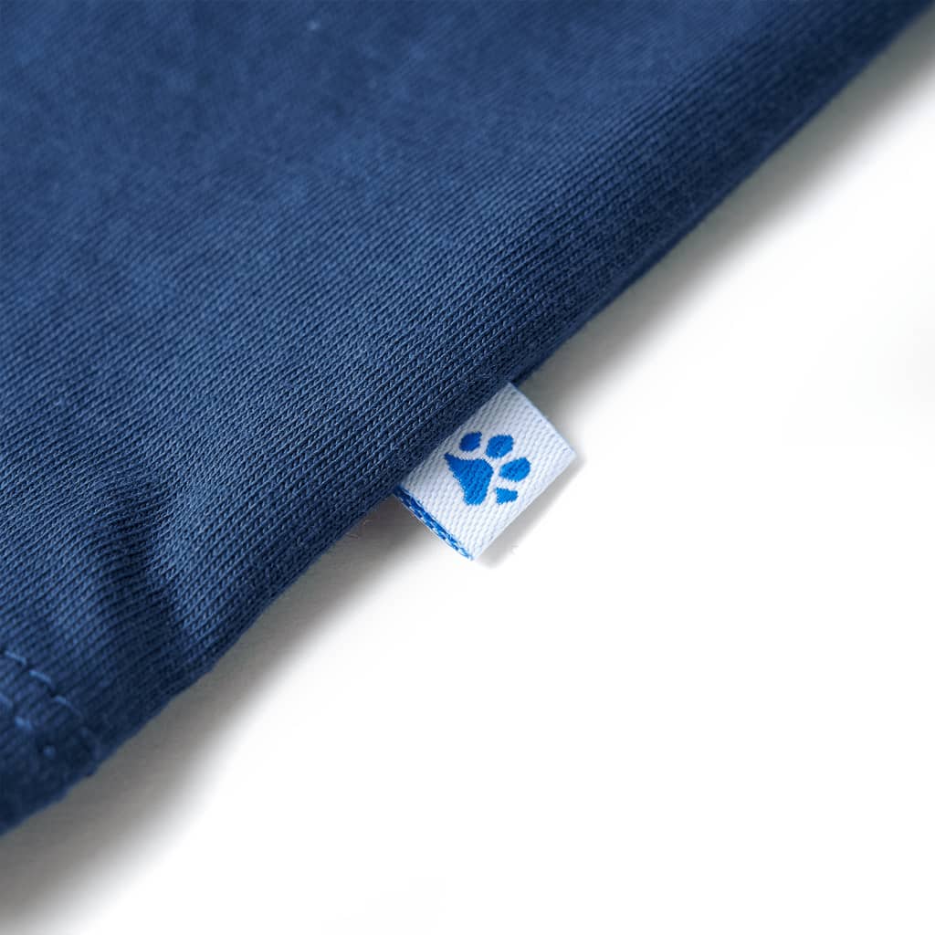 Kinder-T-Shirt Dunkelblau 104