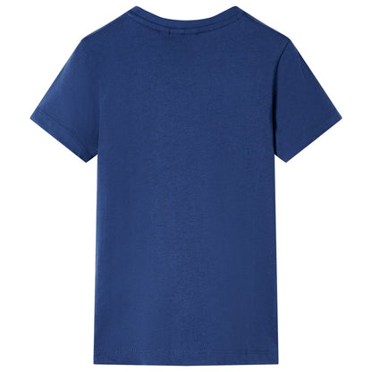 Kinder-T-Shirt Dunkelblau 116