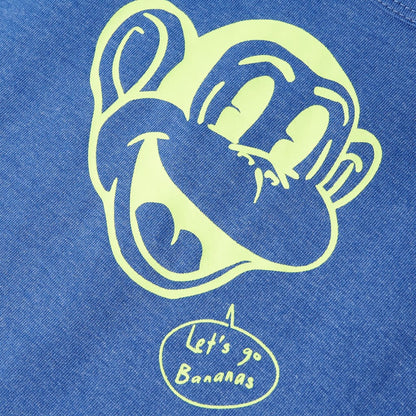 Débardeur enfant bleu chiné 104
