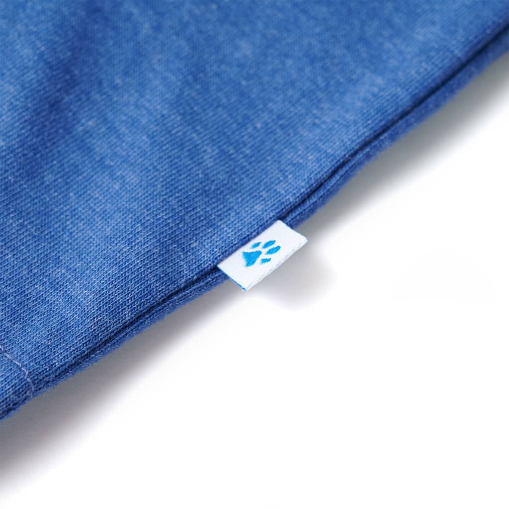 Débardeur enfant bleu chiné 104