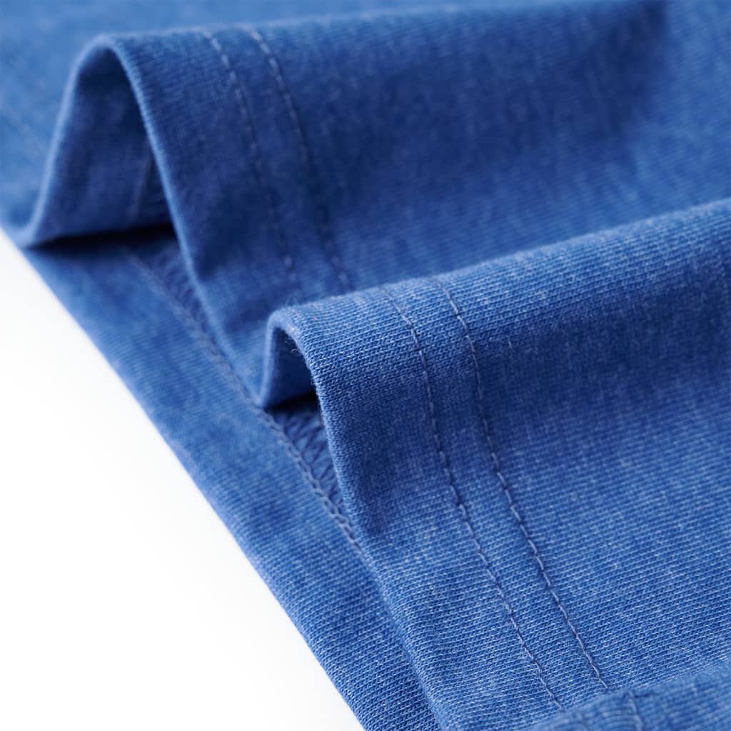 Débardeur enfant bleu chiné 104