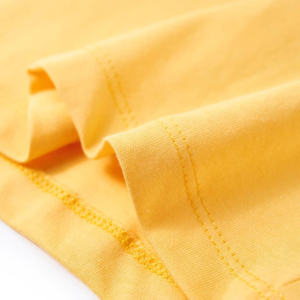 Kinder-T-Shirt Helles Ocker 104