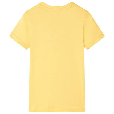 Kinder-T-Shirt Helles Ocker 104
