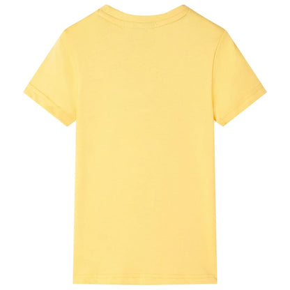 Kinder-T-Shirt Helles Ocker 128