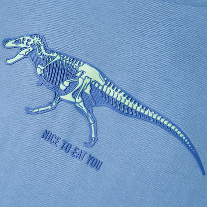Kinder-T-Shirt Mittelblau 104