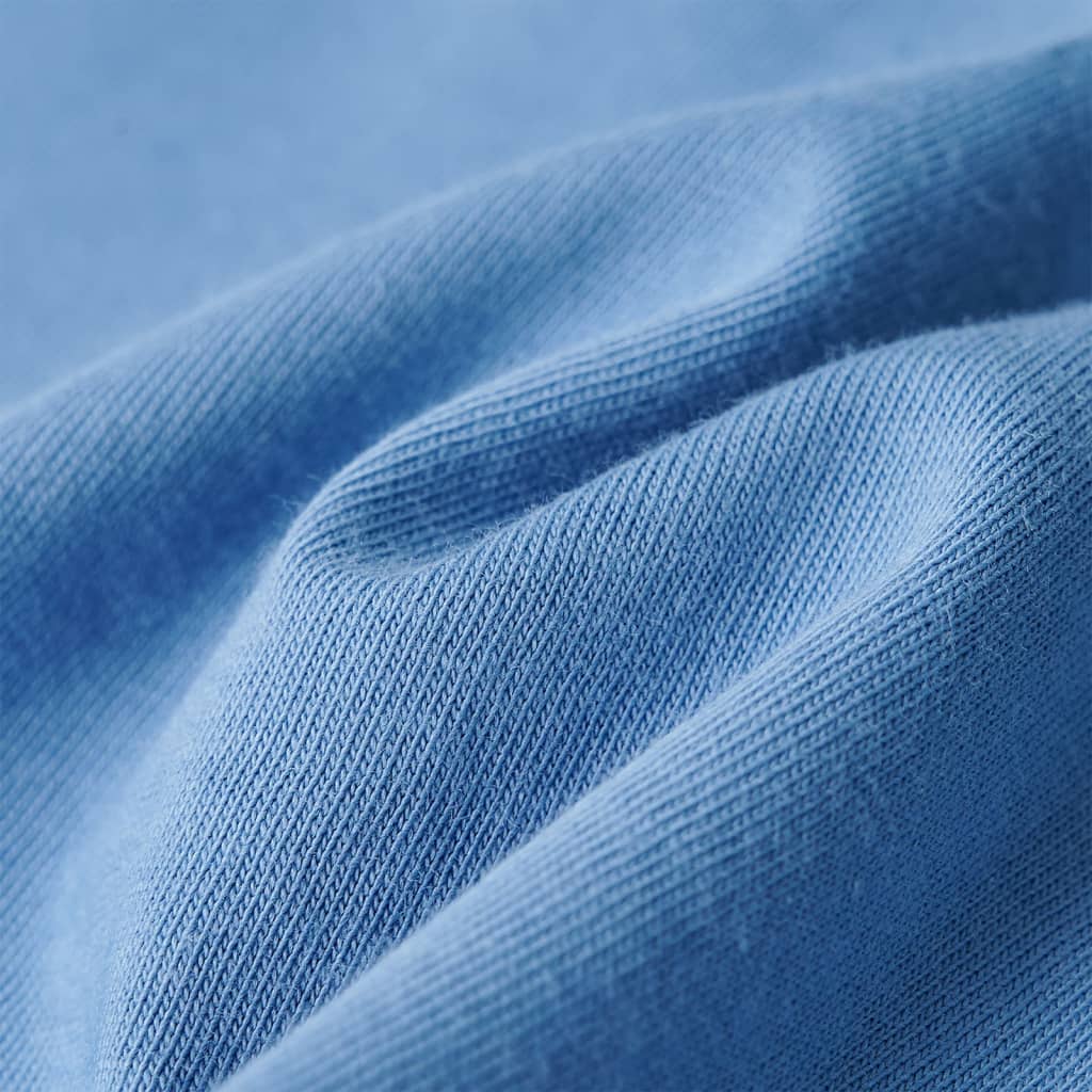 Kinder-T-Shirt Mittelblau 128