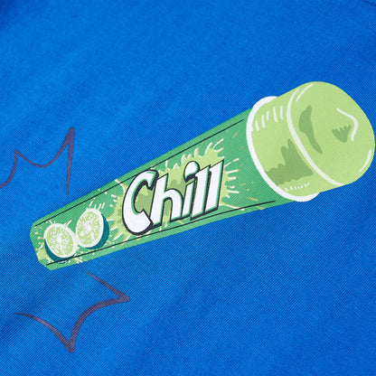 Kinder-T-Shirt Hellblau 116