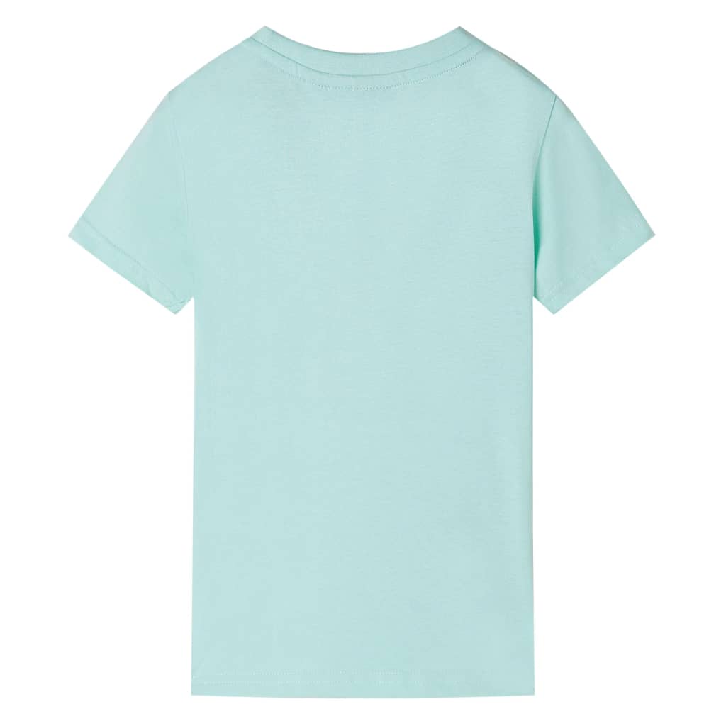 T-shirt enfant vert menthe clair 140