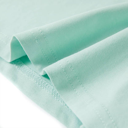 T-shirt enfant vert menthe clair 140