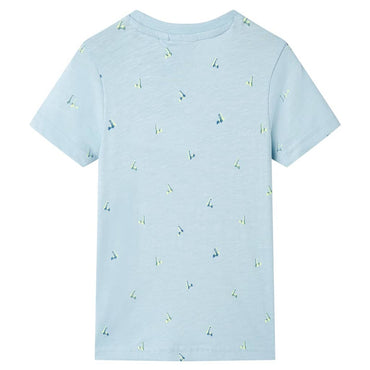 Kinder-T-Shirt Hellblau 140