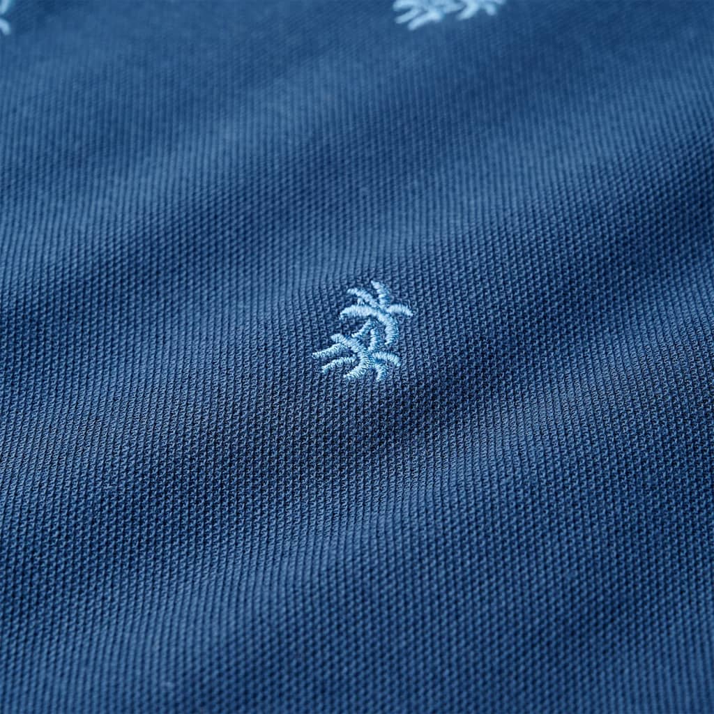 Kinder-Poloshirt Dunkelblau 128