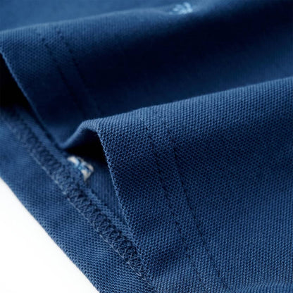 Kinder-Poloshirt Dunkelblau 128