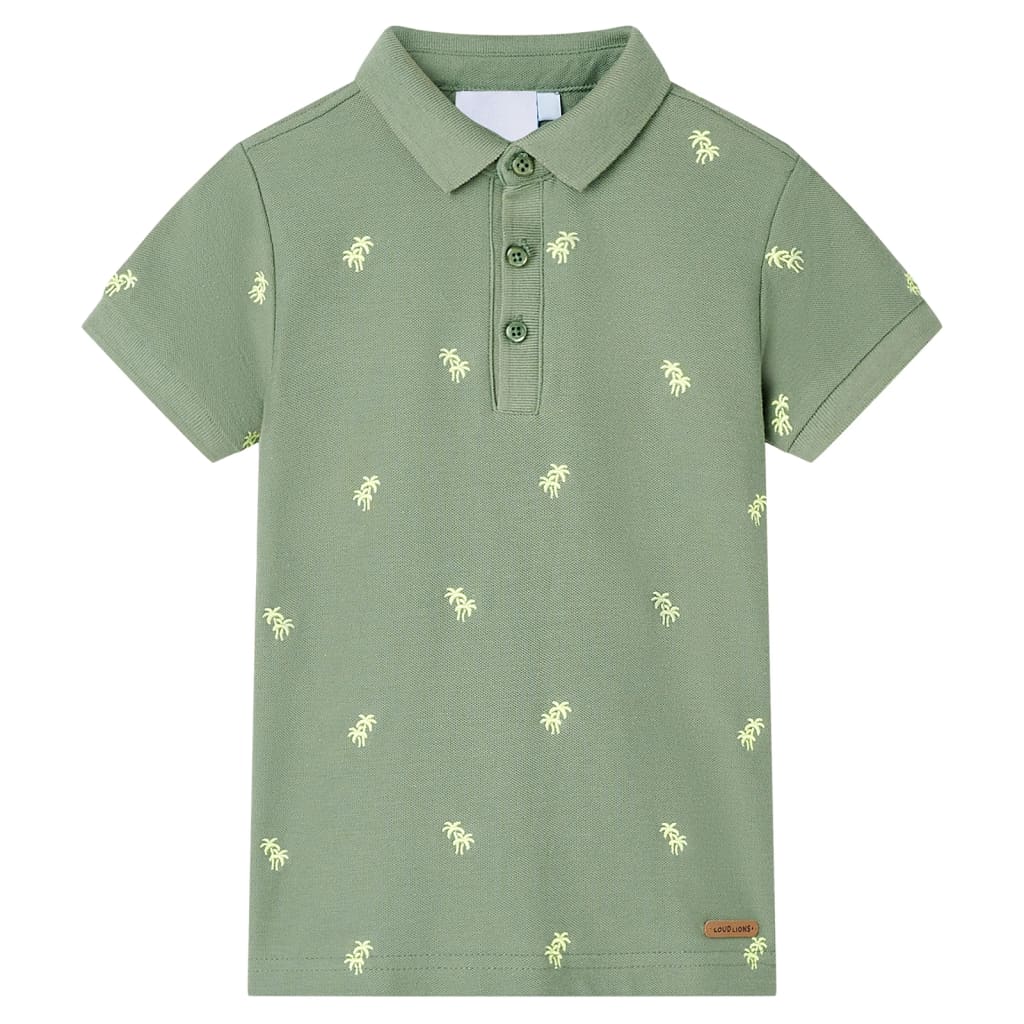 Polo enfant kaki 104
