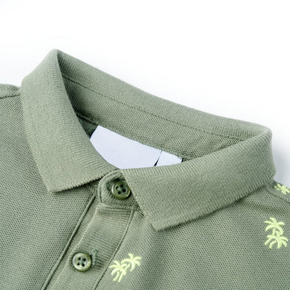 Polo enfant kaki 104
