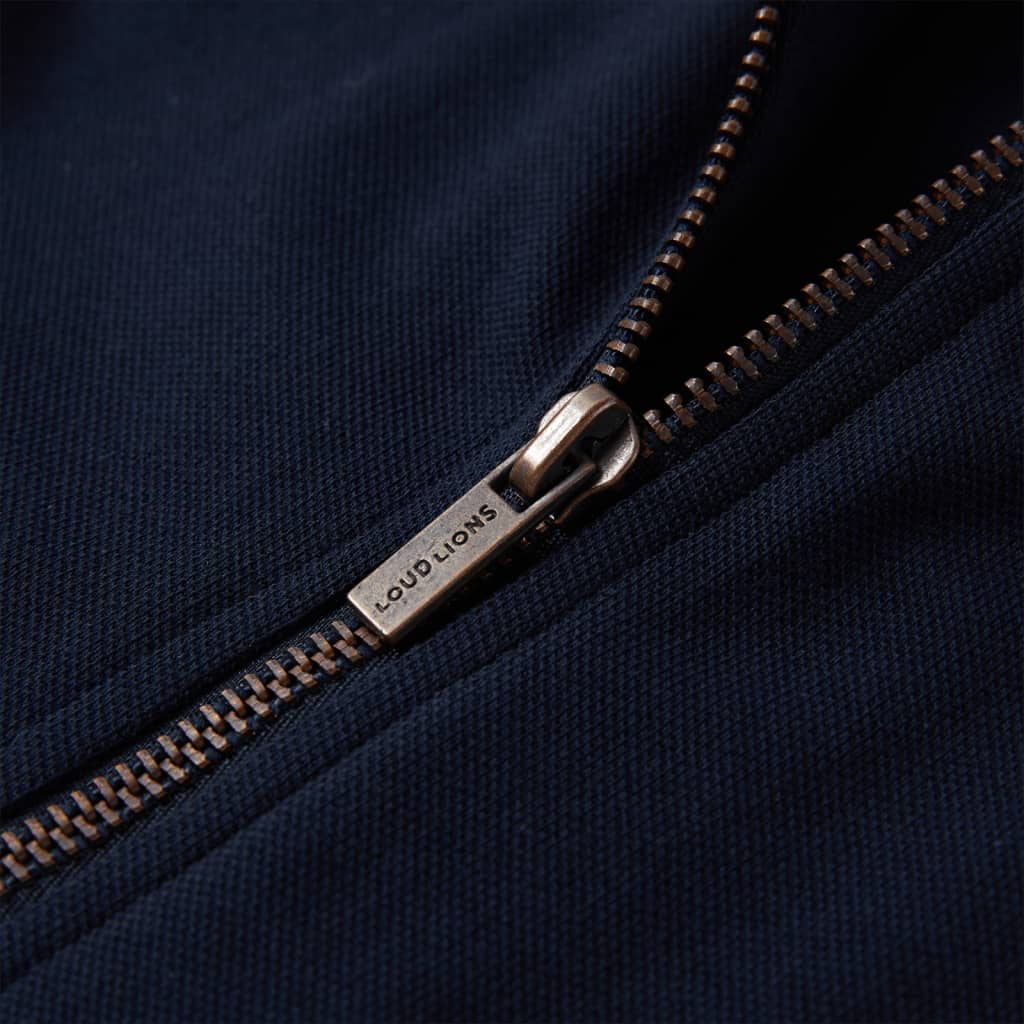 Sweat-shirt zippé enfant Bleu Marine 92