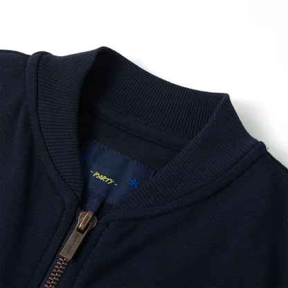 Sweat-shirt zippé enfant Marine 116
