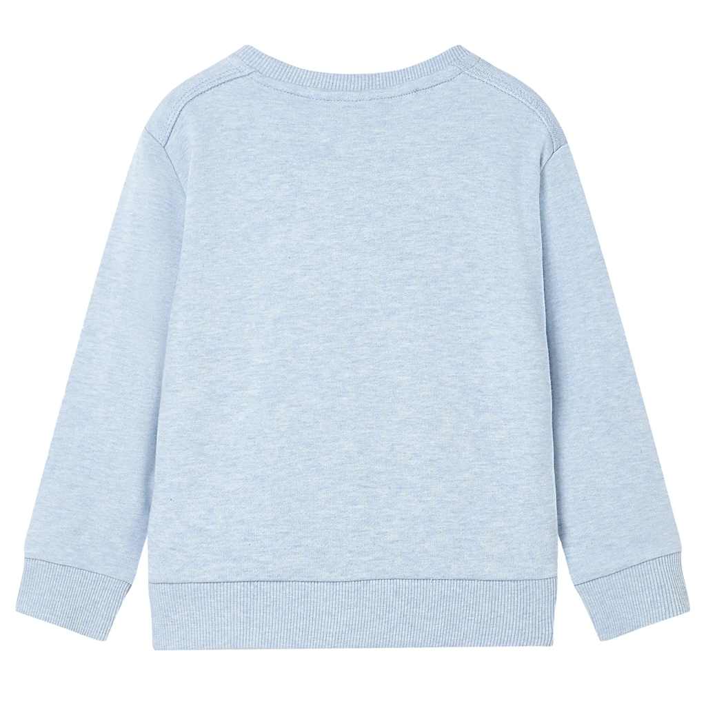 Kinder-Sweatshirt Hellblau Melange 128