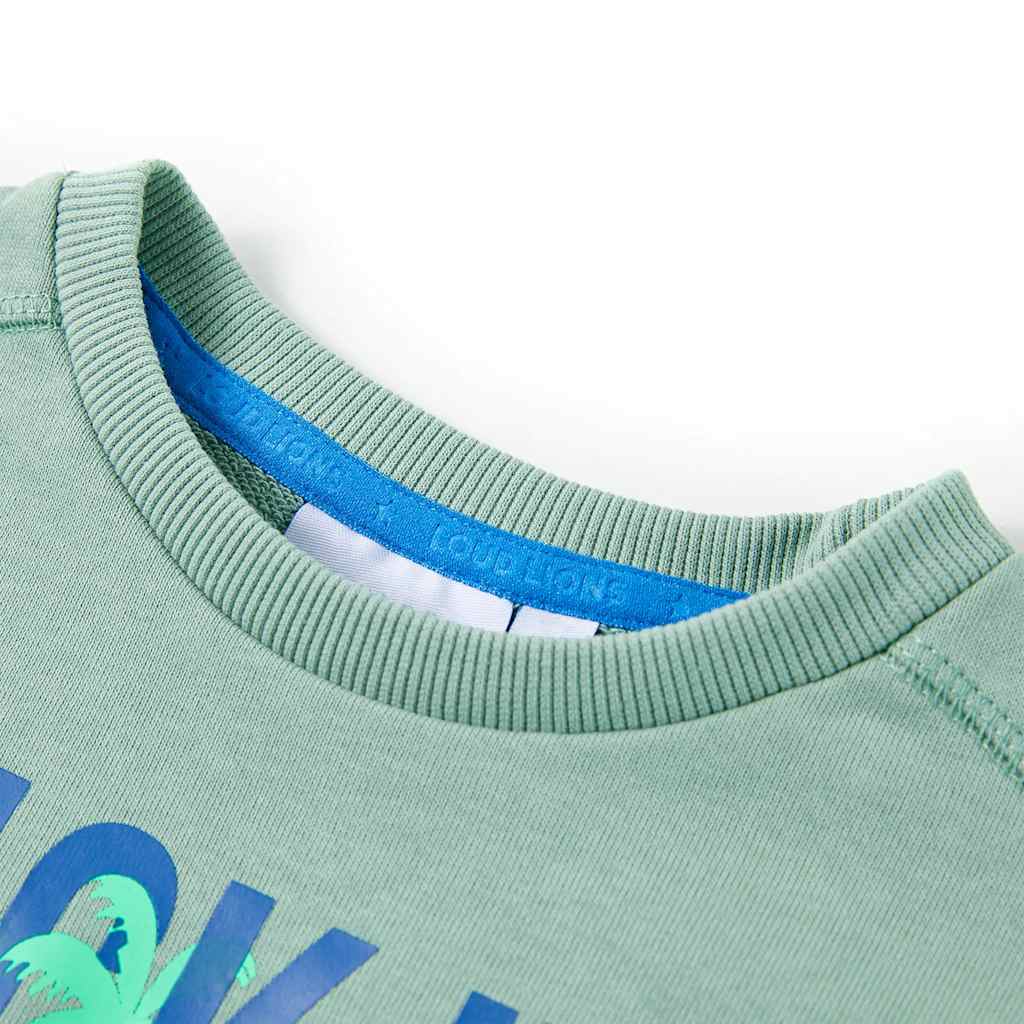 Kinder-Sweatshirt Helles Khaki 140