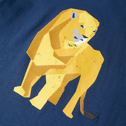 Kinder-T-Shirt Dunkelblau 116