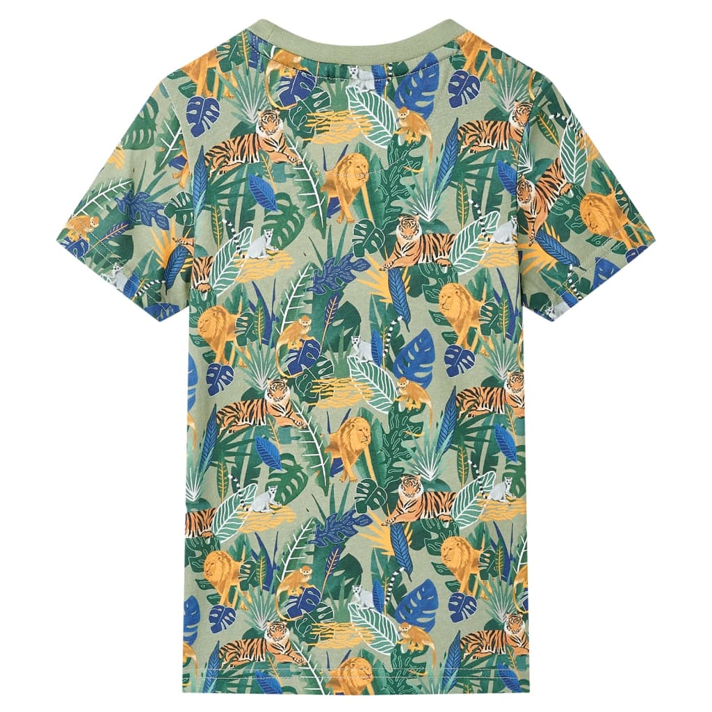 Kinder-Kurzarmshirt Mehrfarbig 140