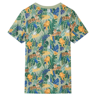 Kinder-Kurzarmshirt Mehrfarbig 140