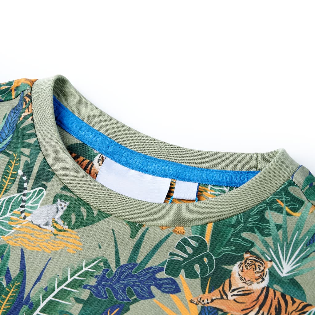 Kinder-Kurzarmshirt Mehrfarbig 140