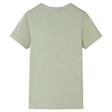 Kinder-Kurzarmshirt Hellkhaki 116