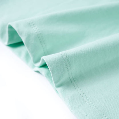 T-shirt enfant vert menthe clair 116
