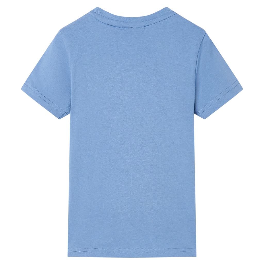 Kinder-T-Shirt Mittelblau 128