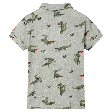 Kinderhemd Helles Khaki Melange 116