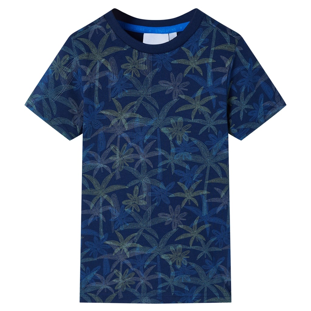 T-shirt enfant bleu marine 104