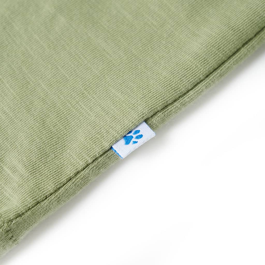 Kinder-T-Shirt Helles Khaki 128