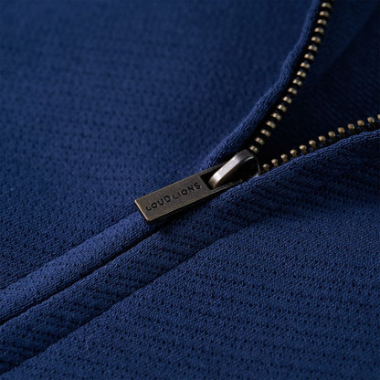 Kinder-Sweatshirt mit Reißverschluss Marineblau 104