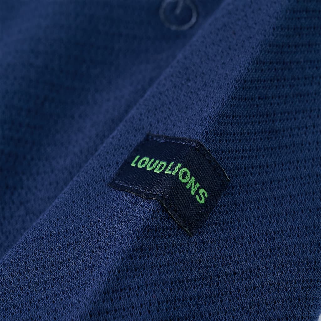 Kinder-Sweatshirt mit Reißverschluss Marineblau 104
