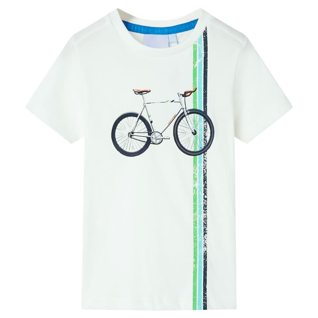 T-shirt à manches courtes enfant écru 140