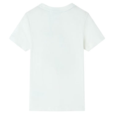 T-shirt à manches courtes enfant écru 140