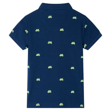 Kinder-Poloshirt Marineblau 92