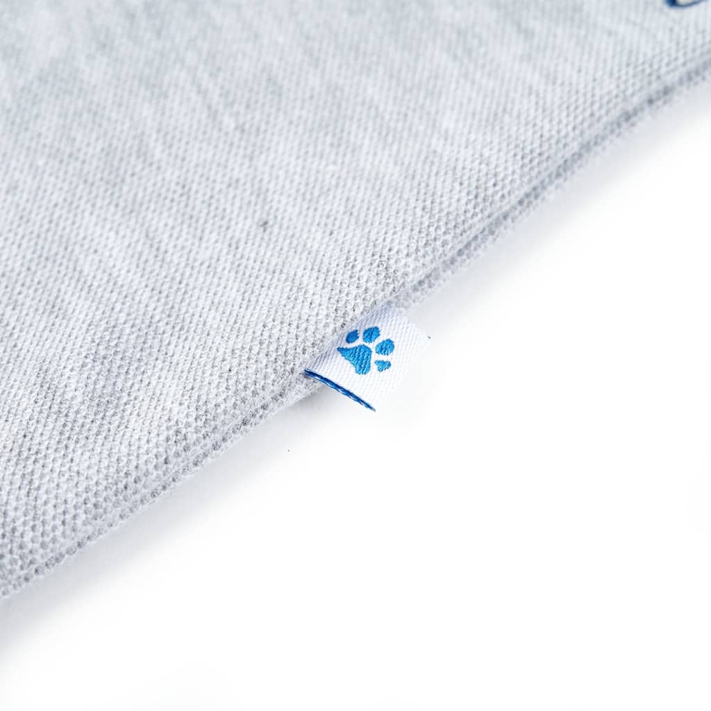 Polo enfant gris chiné 104