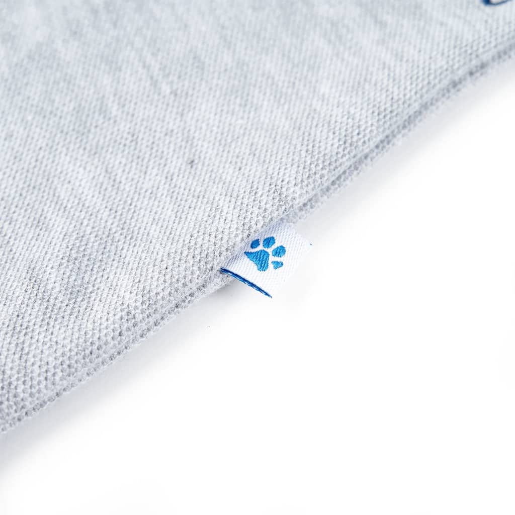 Polo-shirt enfant gris chiné 116