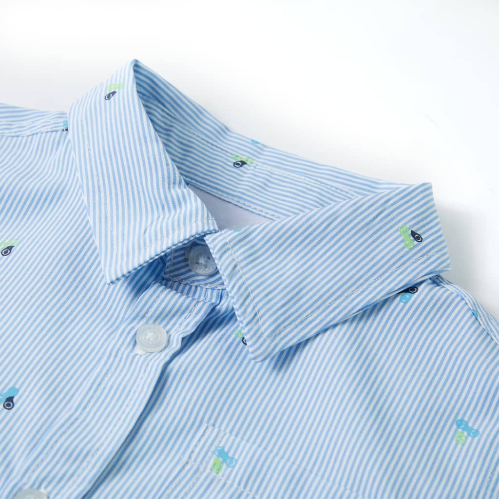 Chemise enfant bleu clair 92